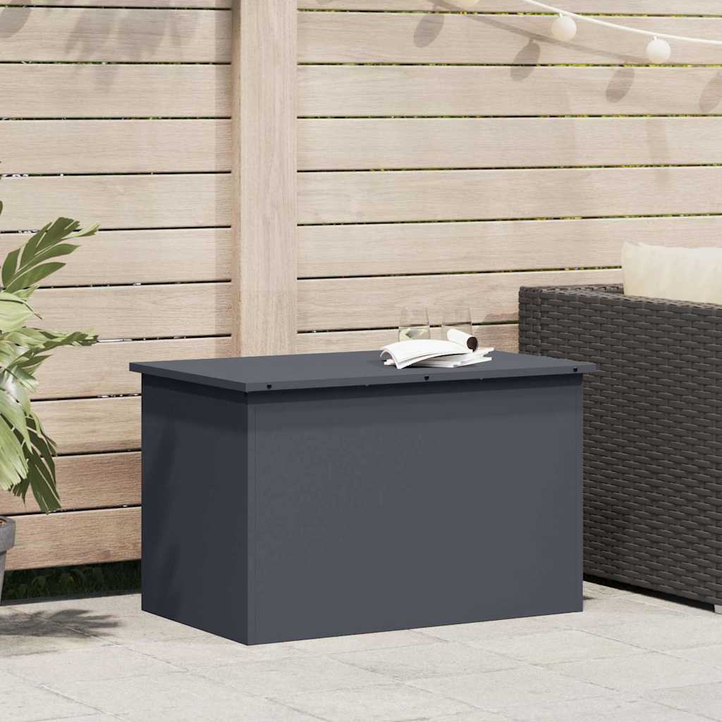 Have opbevaringspude kasse Stål 80 x 50,5 x 50 cm 180 Antracit