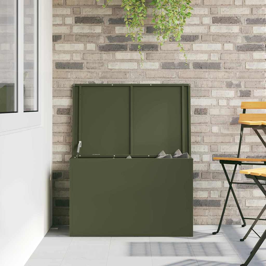 Have opbevaringspude kasse Stål 80 x 50,5 x 50 cm 175 L