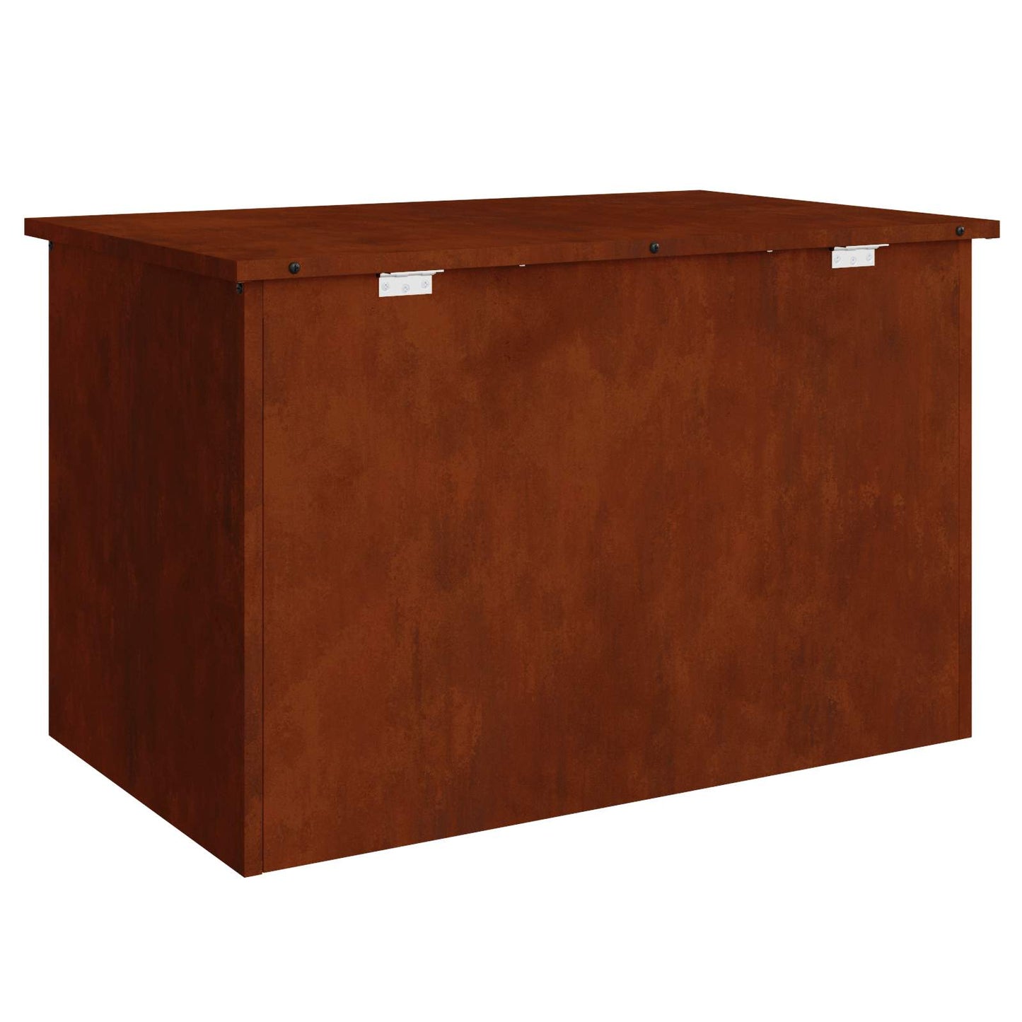 Have opbevaringspude kasse Stål 80 x 50,5 x 50 cm Rusten