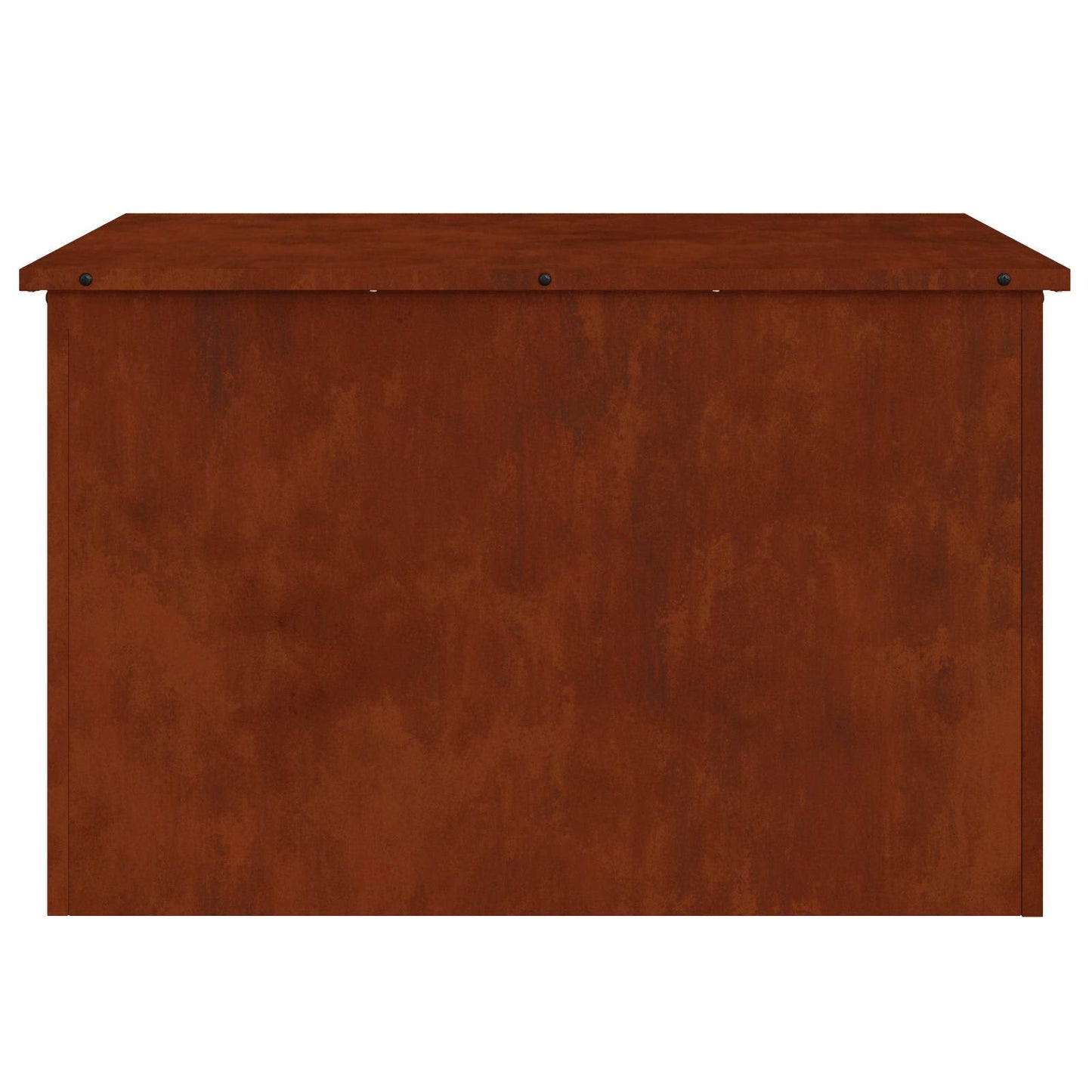 Have opbevaringspude kasse Stål 80 x 50,5 x 50 cm Rusten