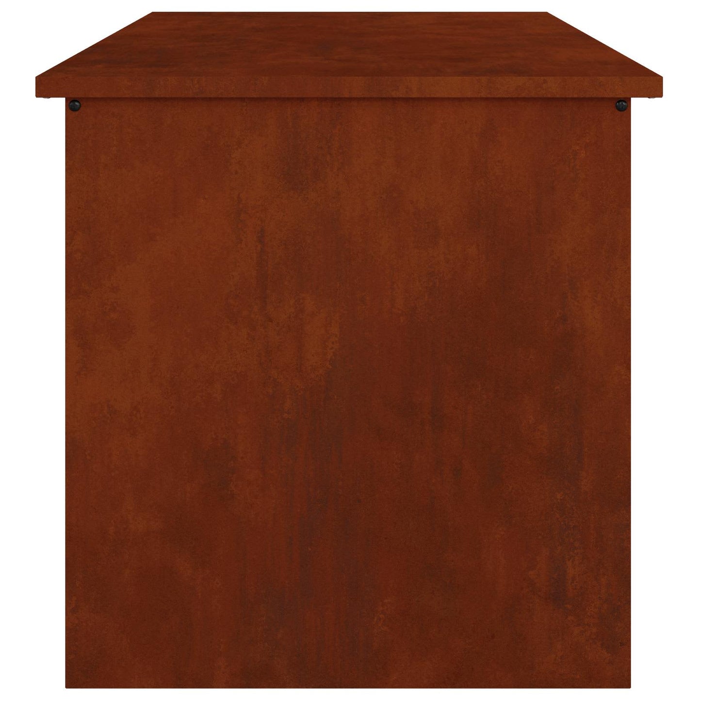 Have opbevaringspude kasse Stål 80 x 50,5 x 50 cm Rusten