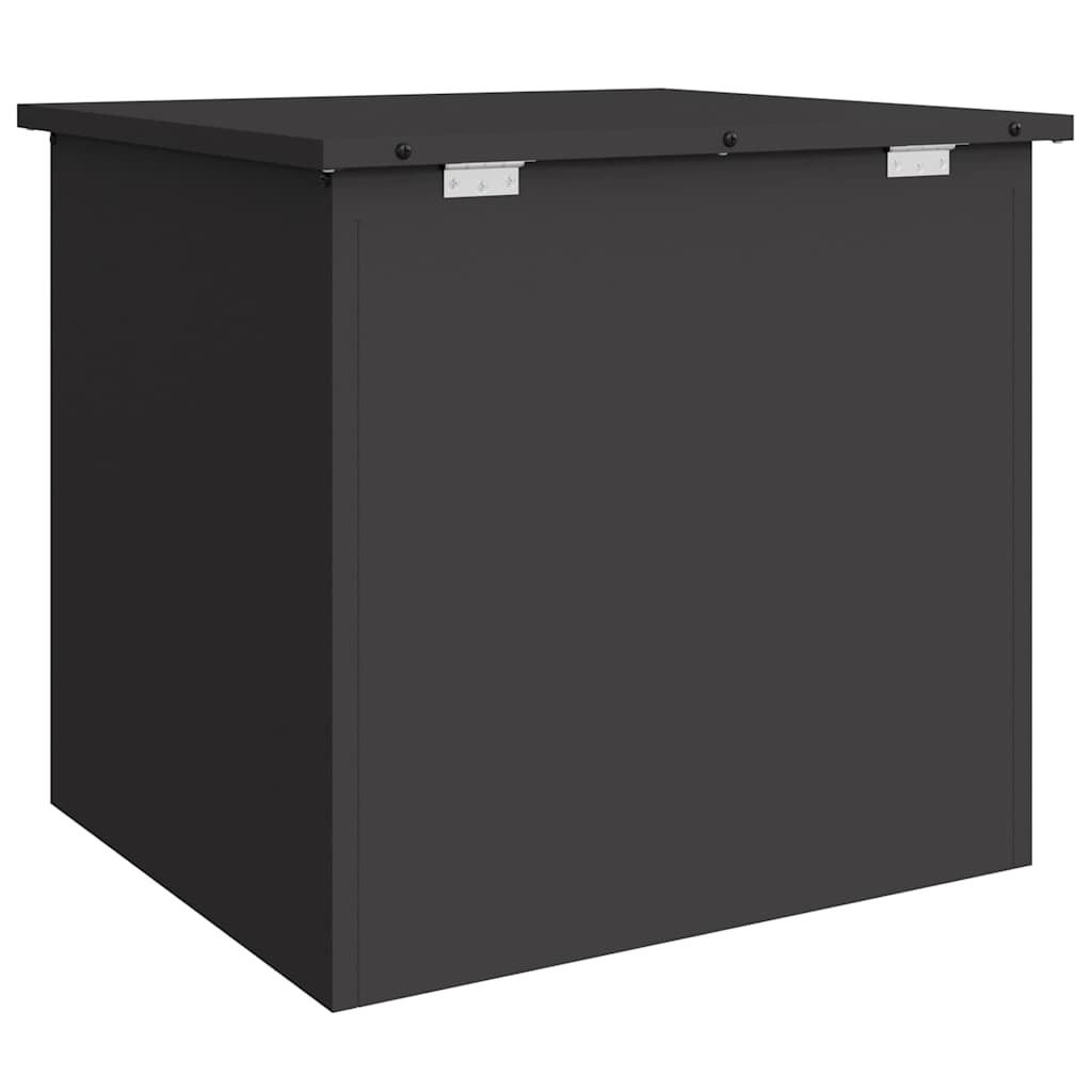 Have opbevaringspude kasse Stål 55 x 50,5 x 50 cm 117 L Sort