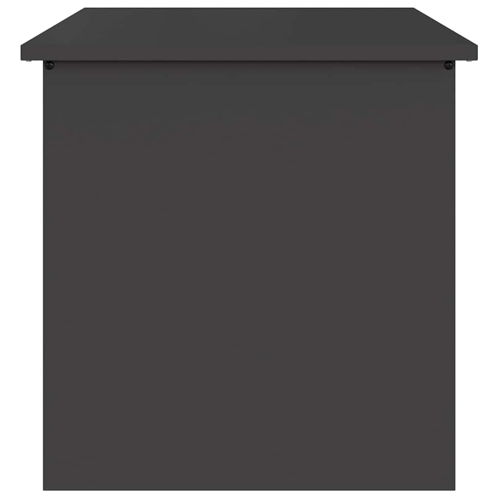 Have opbevaringspude kasse Stål 55 x 50,5 x 50 cm 117 L Sort