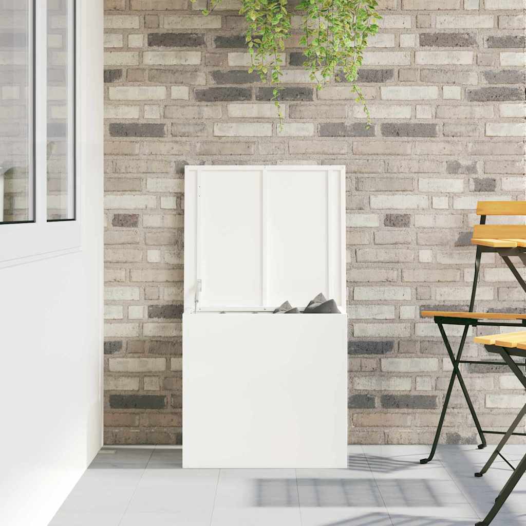 Have opbevaringspude kasse Stål 55 x 50,5 x 50 cm 220 Hvid