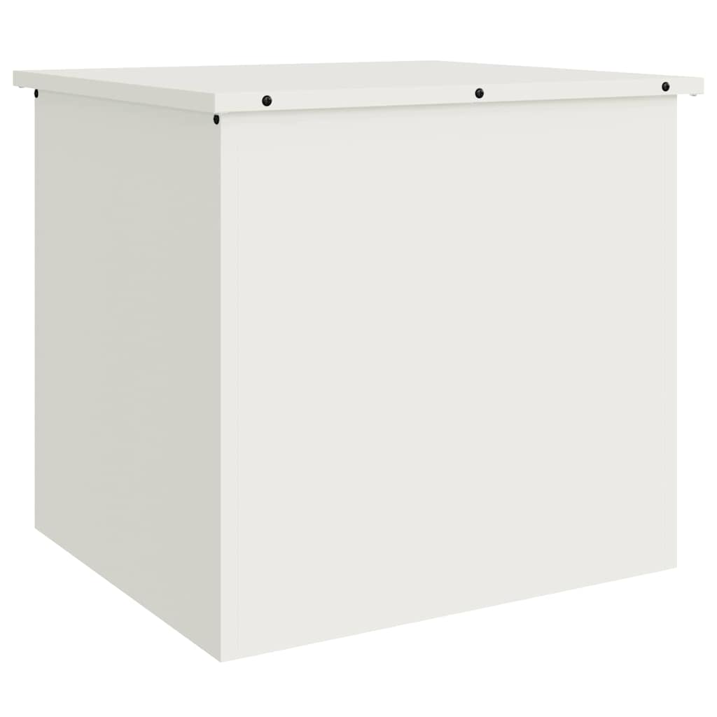 Have opbevaringspude kasse Stål 55 x 50,5 x 50 cm 220 Hvid