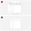 Have opbevaringspude kasse Stål 55 x 50,5 x 50 cm Sølv