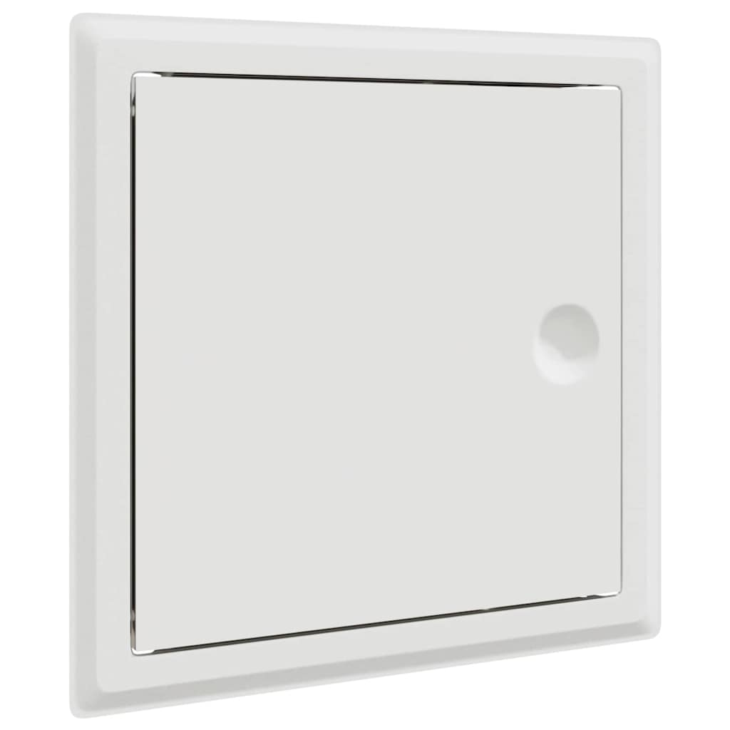Adgangspanel 2 pcs Hvid 23 x 23 x 3 cm Stål