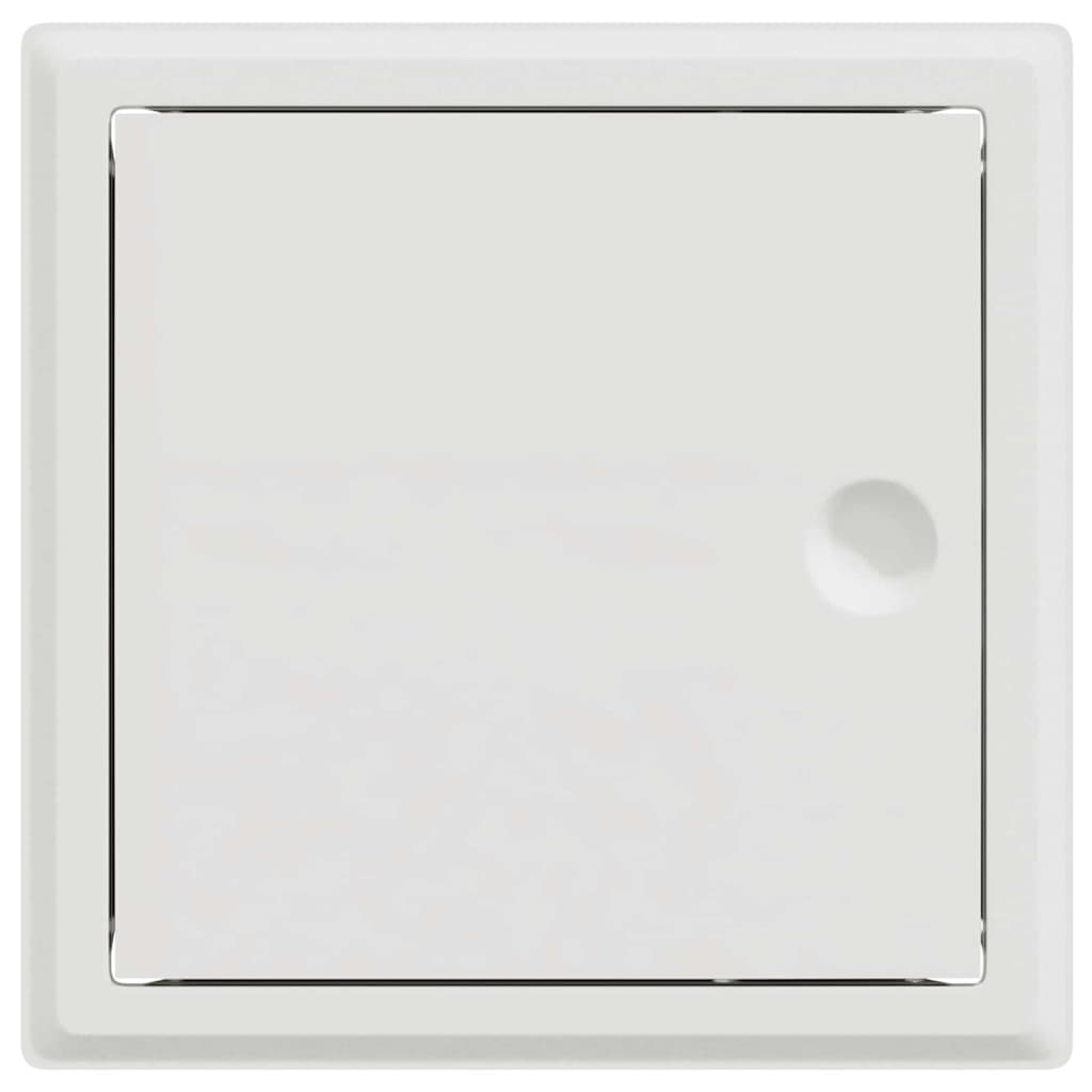 Adgangspanel 2 pcs Hvid 23 x 23 x 3 cm Stål