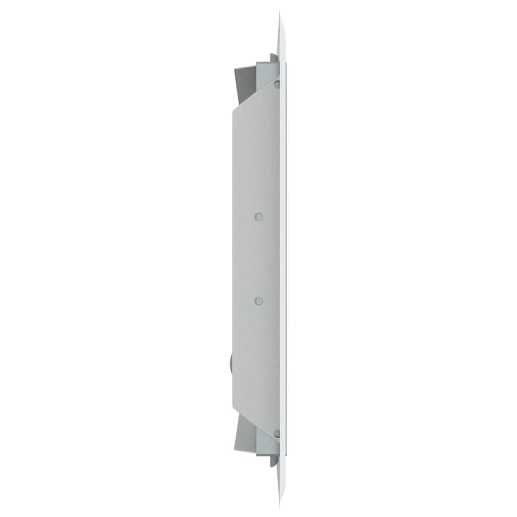 Adgangspanel 2 pcs Hvid 23 x 23 x 3 cm Stål