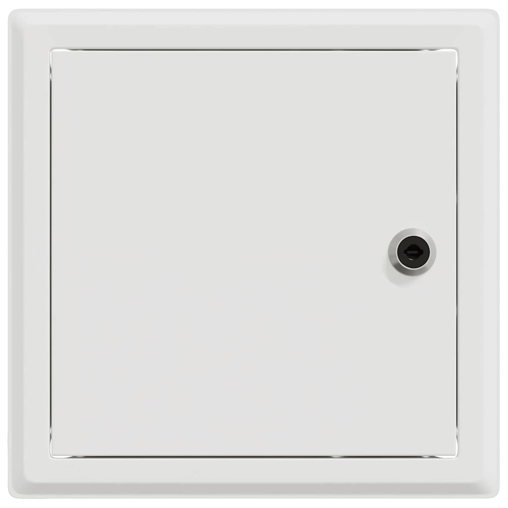Adgangspanel 2 pcs Hvid 23 x 23 x 3 cm Stål