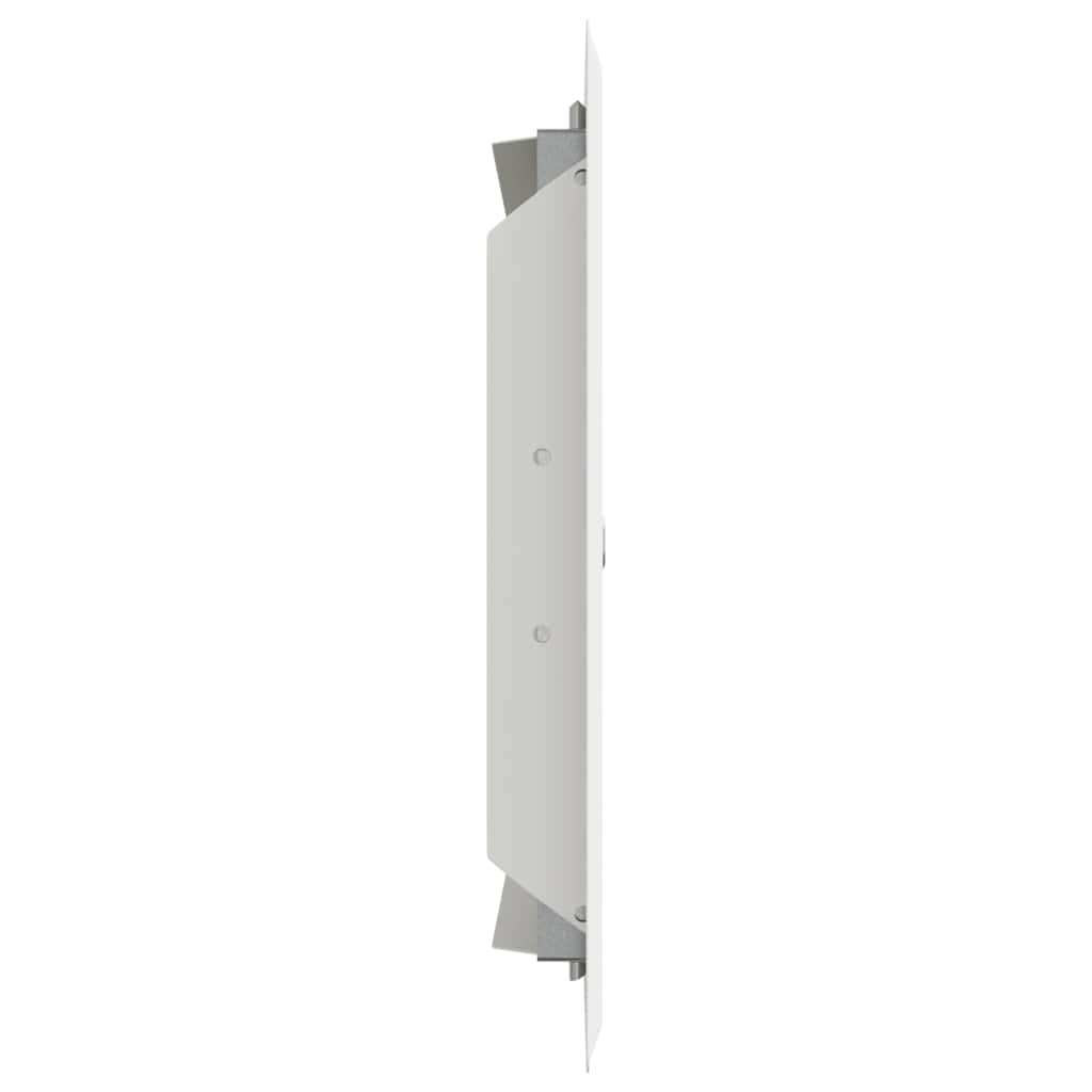 Adgangspanel 2 pcs Hvid 23 x 23 x 3 cm Stål