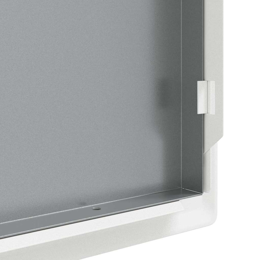 Adgangspanel Hvid 33 x 23 x 3 cm Stål