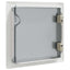 Adgangspanel 2 pcs Hvid 23 x 23 x 3 cm Stål