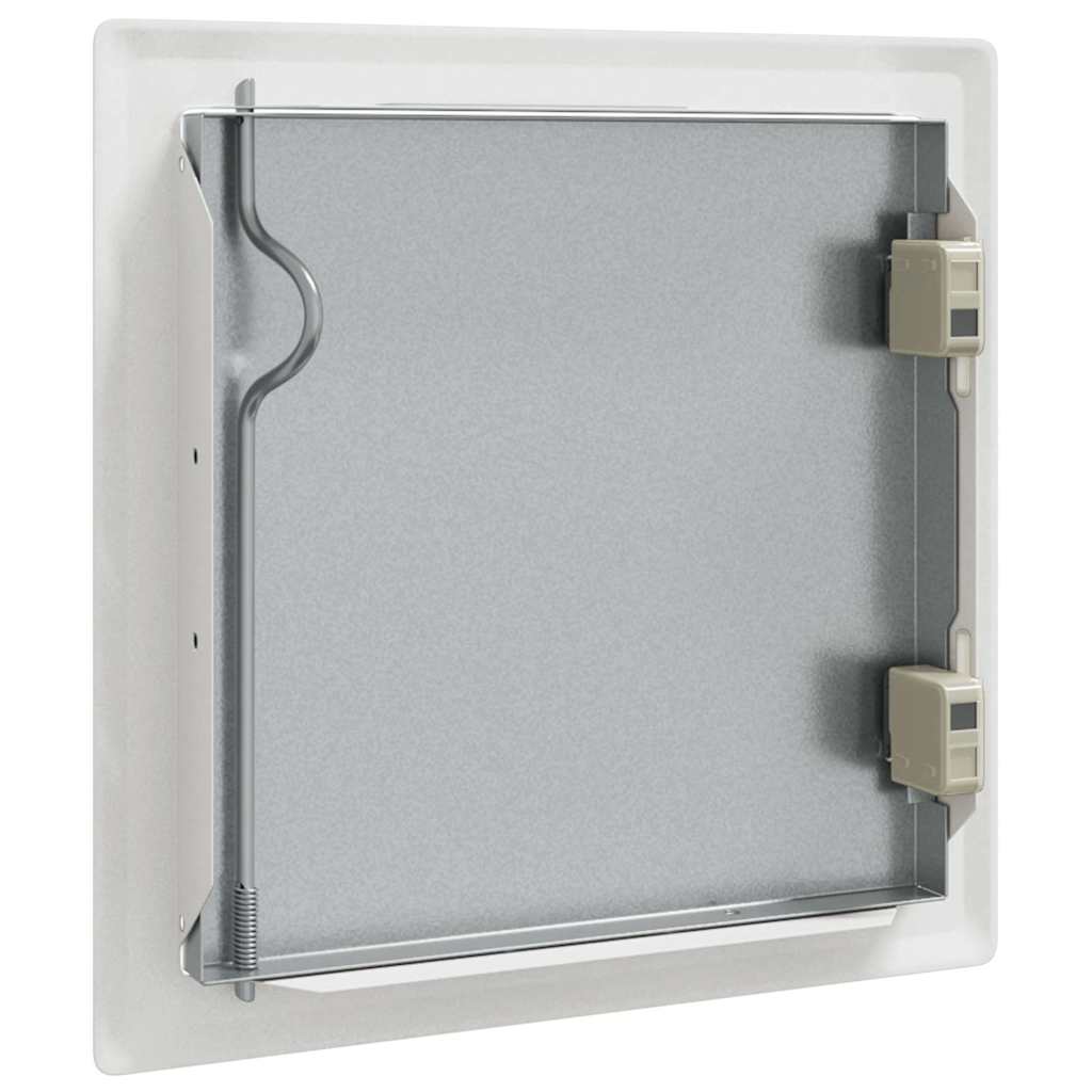 Adgangspanel 2 pcs Hvid 23 x 23 x 3 cm Stål