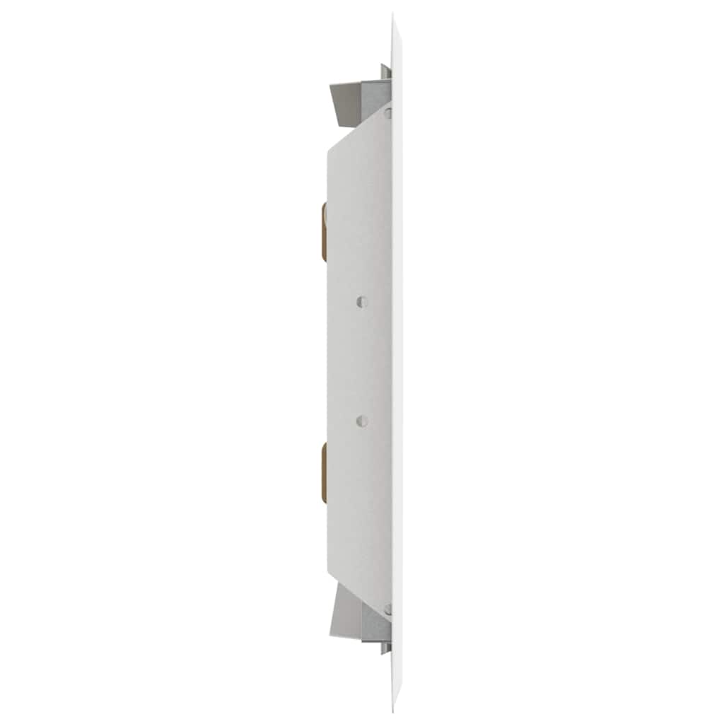 Adgangspanel 2 pcs Hvid 23 x 23 x 3 cm Stål