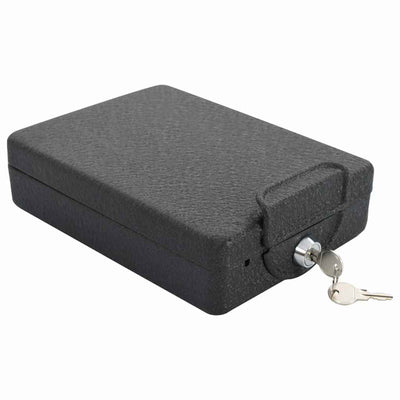Bil Safe med lås Sort 22 x 16 x 7 cm Stål