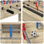 Fodboldbord Sonoma eg 125 x 60,5 x 80 cm Konstrueret træ