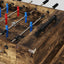 Fodboldbord Røget Eg 125 x 60,5 x 80 cm Konstrueret træ