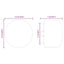 Foosball Bord Endestykker 10 pcs Sort 1,5 x 1,5 x 1 cm PP