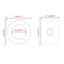 Bordfodboldbæringer 10 pcs Sort 3 x 3 x 2,1 cm PP