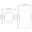 Fodboldbord Stopper 10 pcs Sort 1,7 x 1,7 x 3,2 cm PP