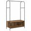 Tøjstativ Brun eg 100 x 44 x 160 cm Konstrueret træ