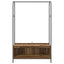Tøjstativ Brun eg 100 x 44 x 160 cm Konstrueret træ