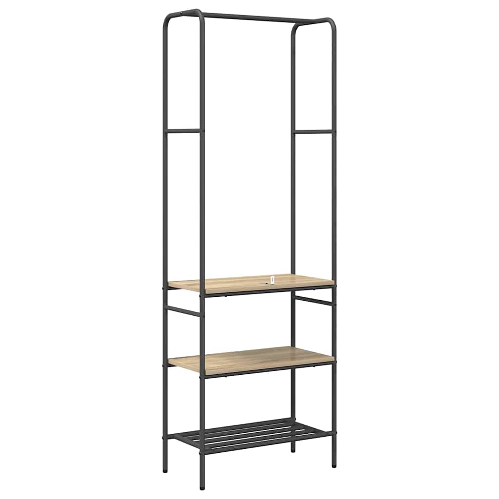 Tøjstativ Sonoma eg 60 x 30 x 171 cm Konstrueret træ