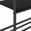 Tøjstativ Sort eg 77 x 30 x 171 cm Konstrueret træ