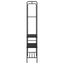 Tøjstativ Sort eg 77 x 30 x 171 cm Konstrueret træ