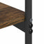 Konsolbord Røget eg 101 x 35 x 80,5 cm Konstrueret træ