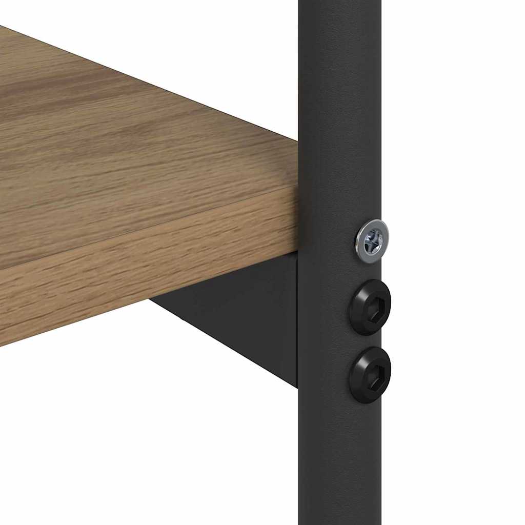 Konsolbord Artisan Egetræ 101 x 35 x 80,5 cm Konstrueret træ
