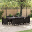 Havemøbel Bord Brun 250 x 100 x 73 cm polyrattan