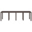 Havemøbel Bord Brun 250 x 100 x 73 cm polyrattan