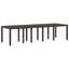 Havemøbel Bord Brun 300 x 100 x 73 cm polyrattan