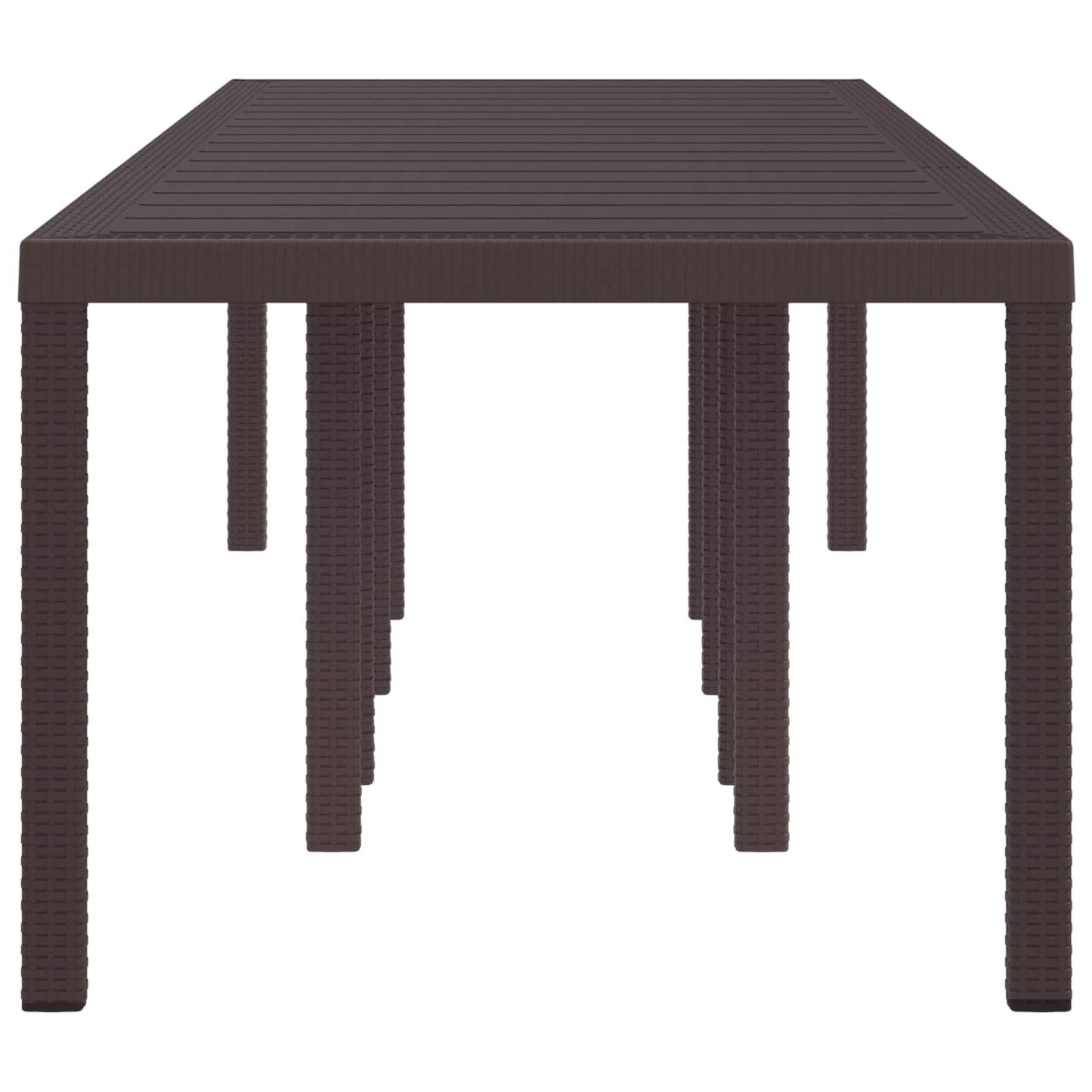 Havemøbel Bord Brun 300 x 100 x 73 cm polyrattan