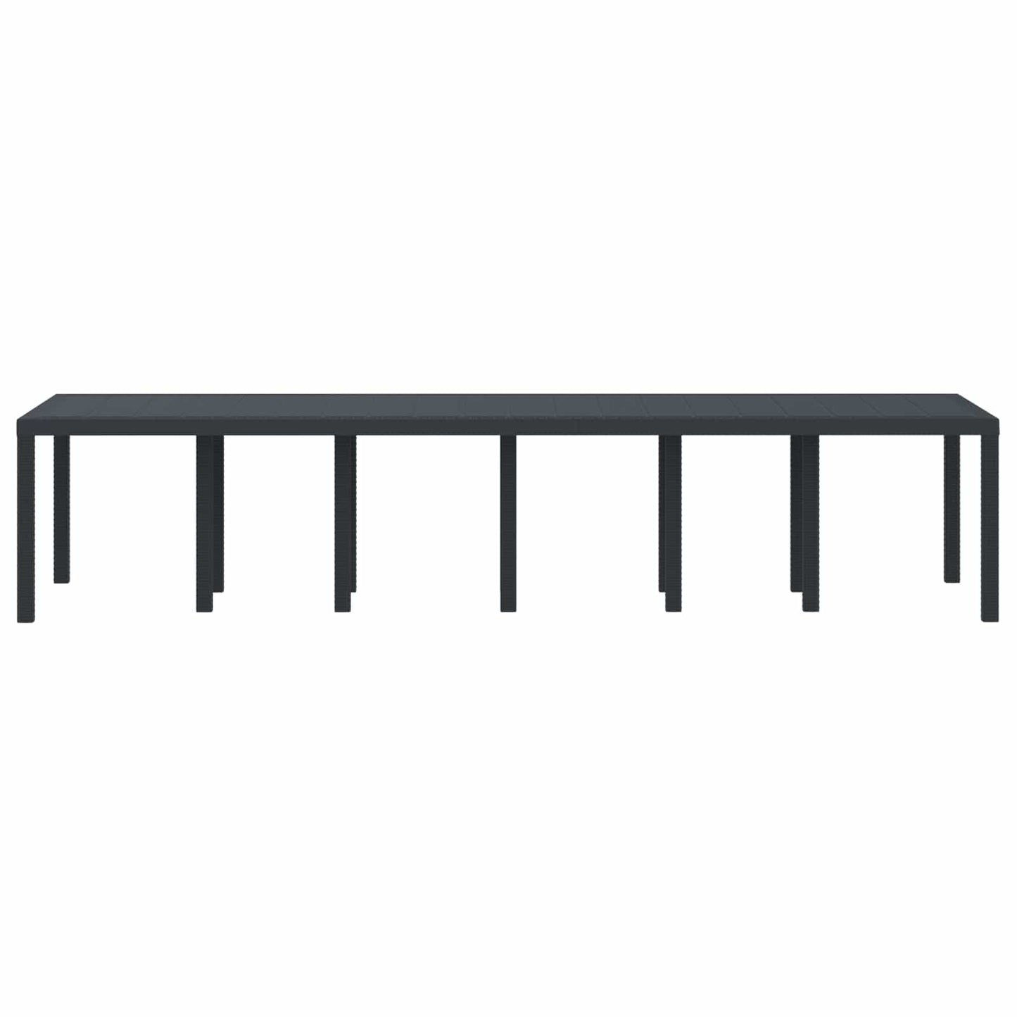 Havemøbel Bord Antracit 350 x 100 x 74 cm polyrattan