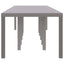Havemøbel Bord Lysegrå 350 x 100 x 74 cm polyrattan