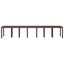 Havemøbel Bord Brun 400 x 100 x 73 cm polyrattan