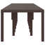 Havemøbel Bord Brun 400 x 100 x 73 cm polyrattan