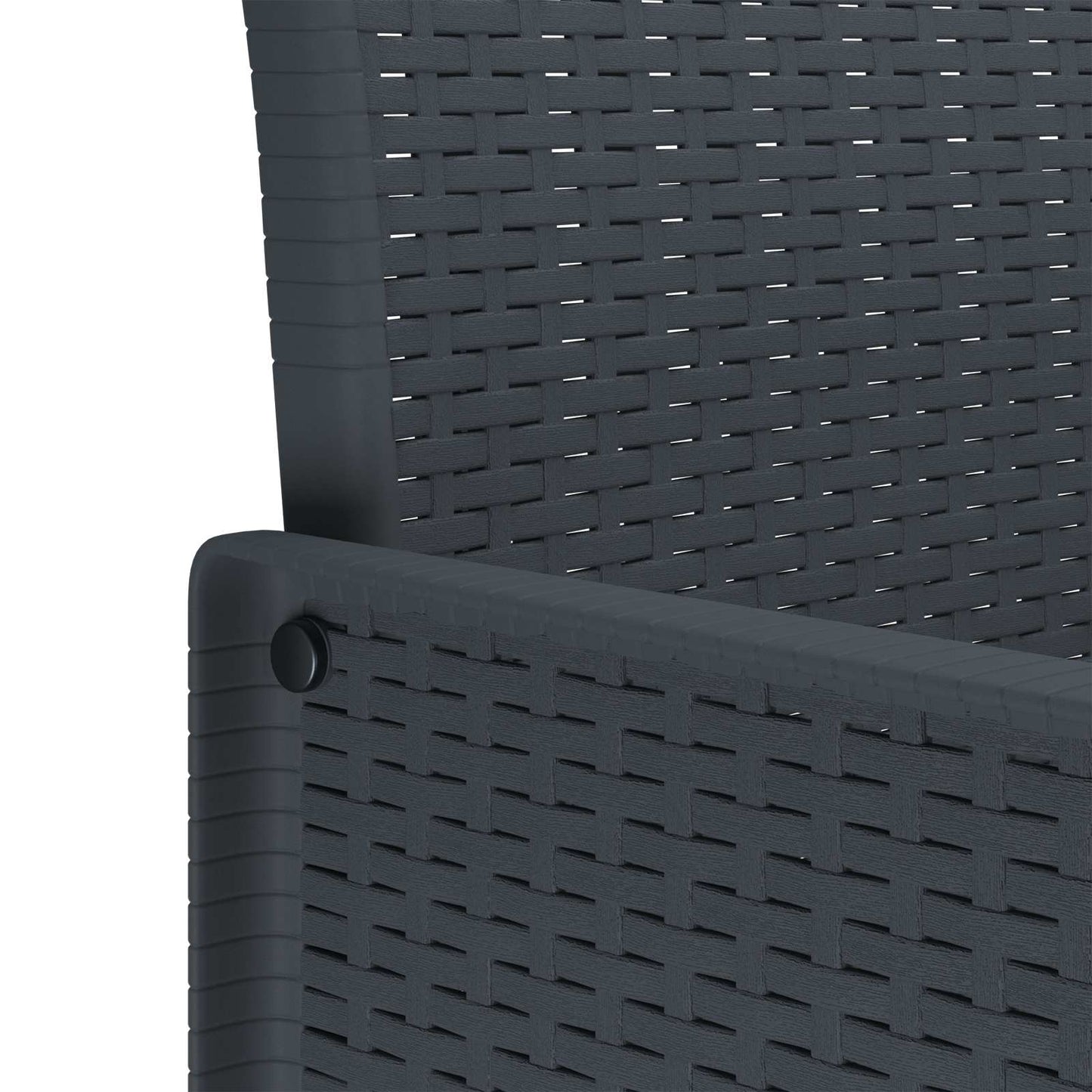 Have Spisebordssæt 9 pcs Antracit Polypropylen