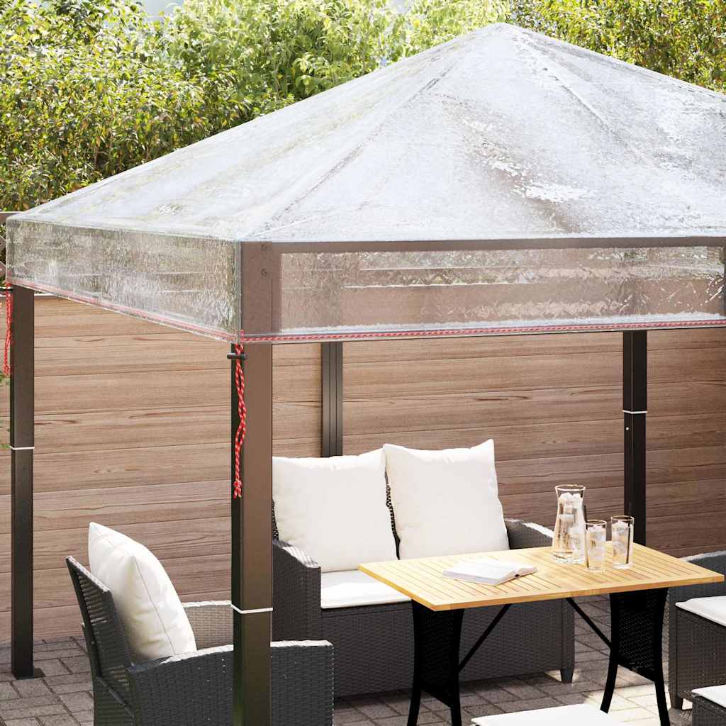 Gazebo Cover Erstatning 300 x 300 x 26 cm Transparent PVC
