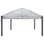 Gazebo Cover Erstatning Transparent 300 x 300 x 26 cm PVC