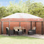 Gazebo Cover Erstatning 400 x 300 x 32 cm Transparent PVC