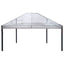 Gazebo Cover Erstatning 400 x 300 x 32 cm Transparent PVC