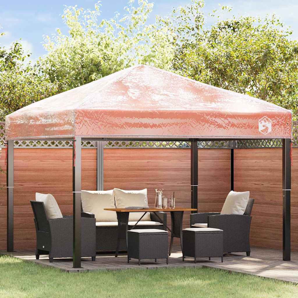Gazebo Cover Erstatning 300 x 300 x 26 cm Transparent PVC