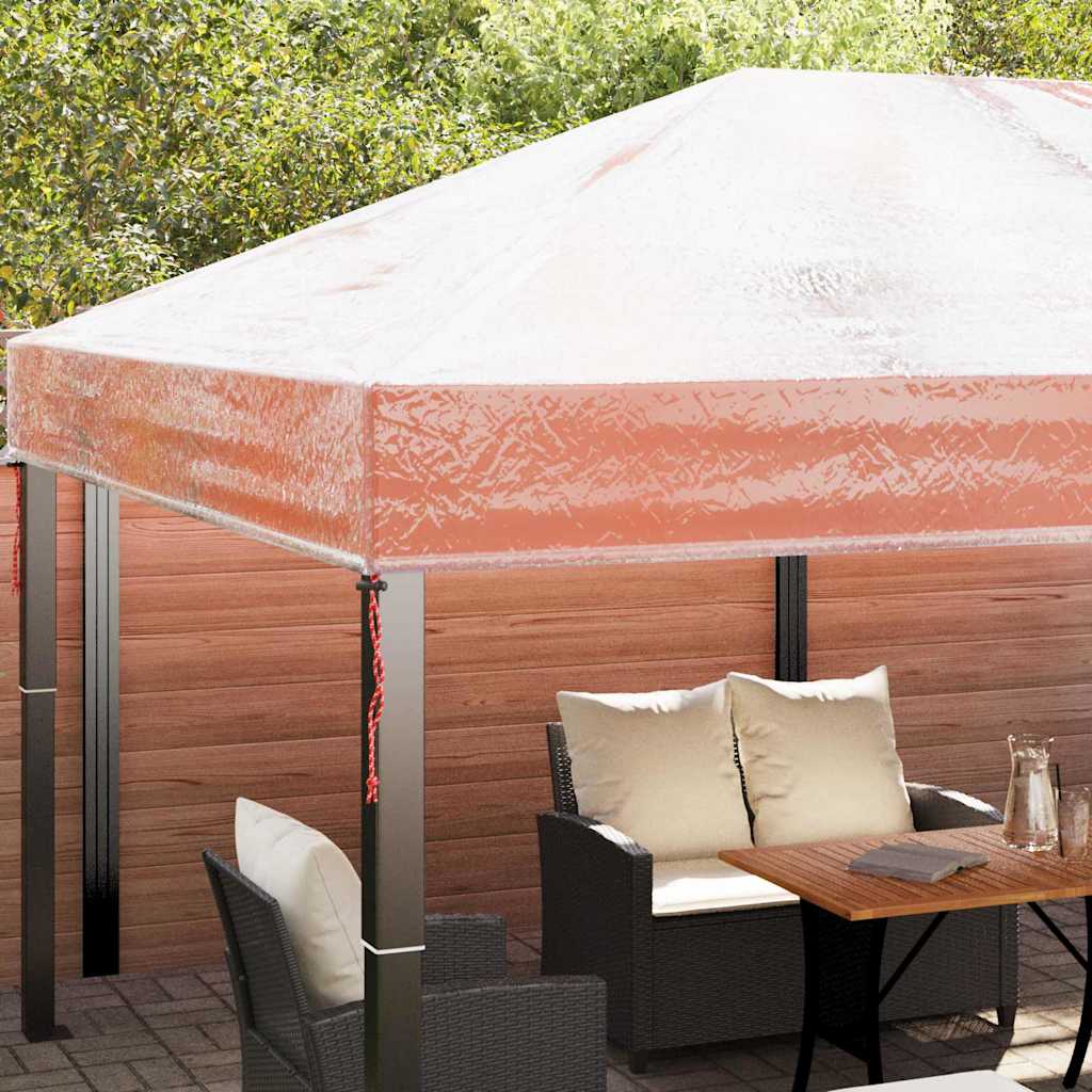 Gazebo Cover Erstatning 400 x 300 x 32 cm Transparent PVC