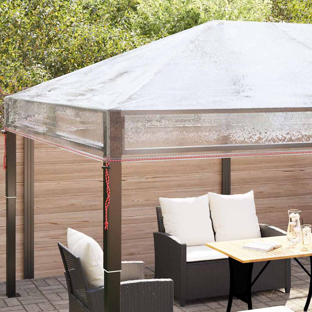 Gazebo Cover Erstatning 400 x 300 x 32 cm Transparent PVC