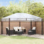 Gazebo Cover Erstatning 400 x 300 x 32 cm Transparent PVC