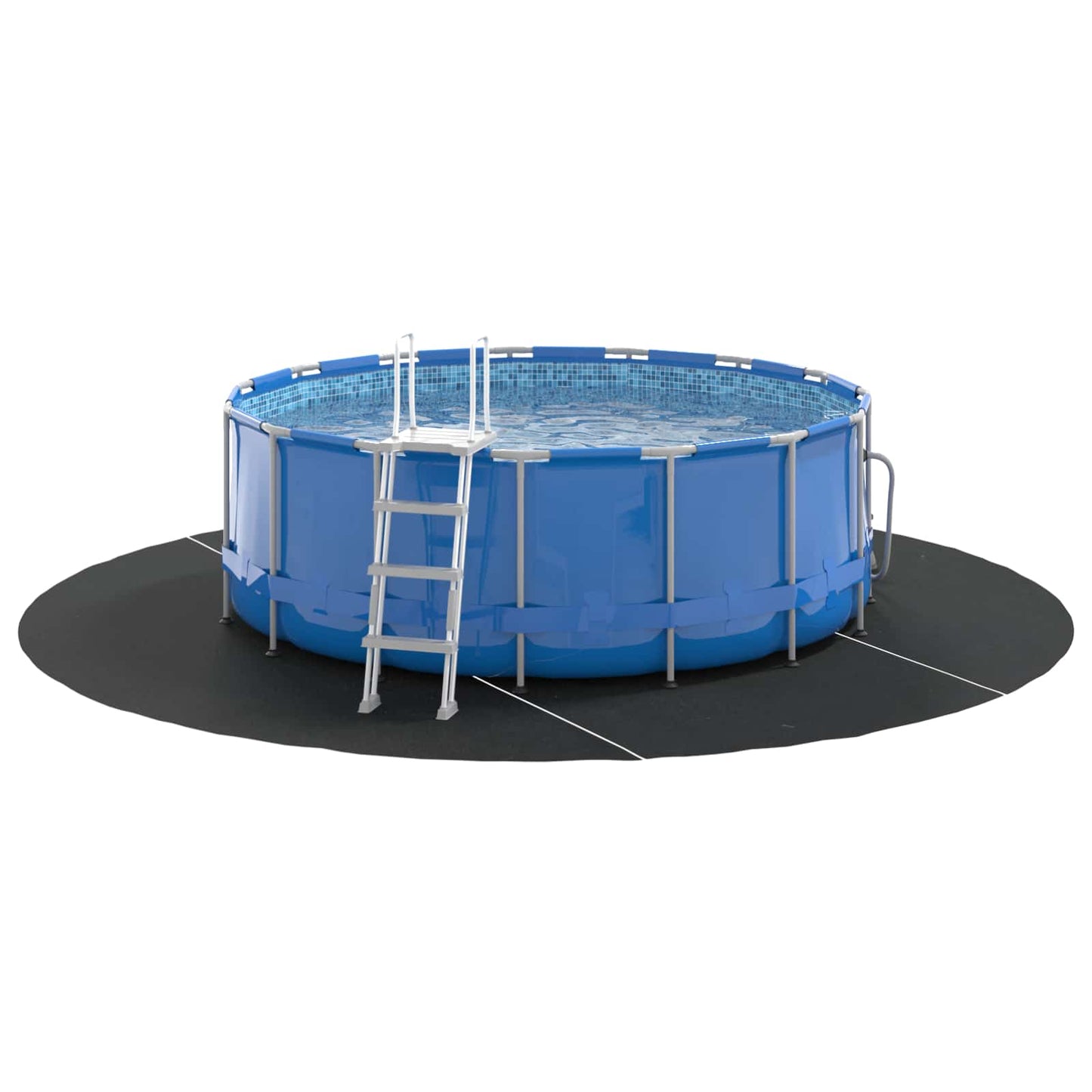 Pool Bundark Sort Ø 306 cm Non-woven stof